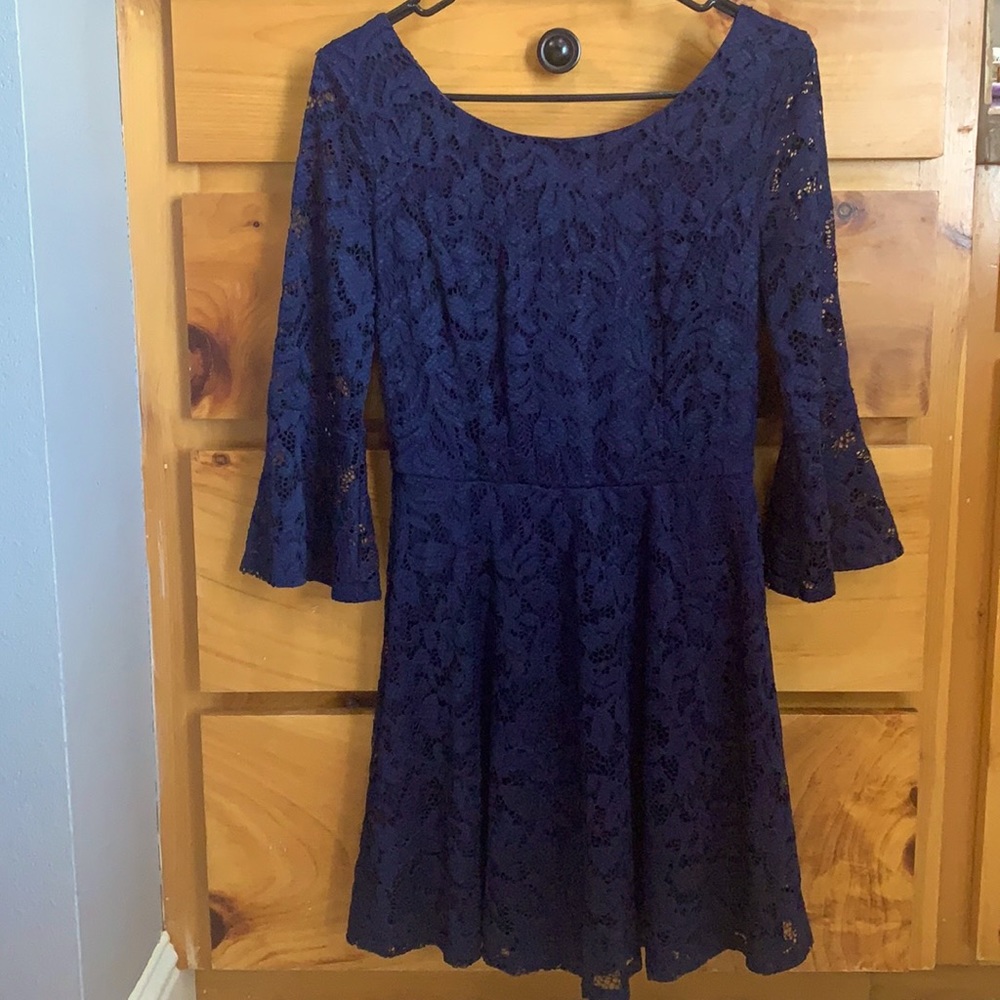 Honey & Rosie Medium Navy Blue Dress